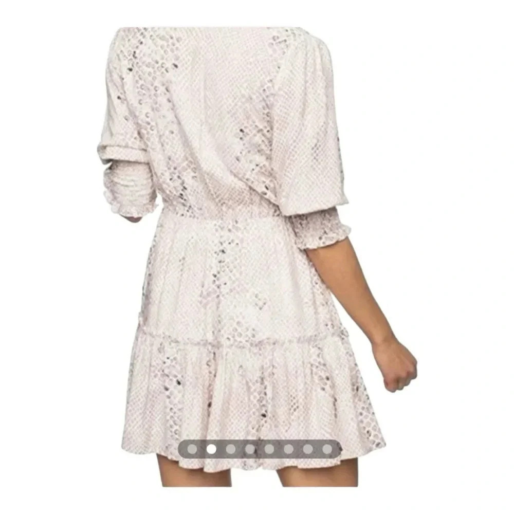 BUDDY LOVE | Paltrow Elastic Waist |Mini Dress | Pebble | Small - Picture 5 of 10